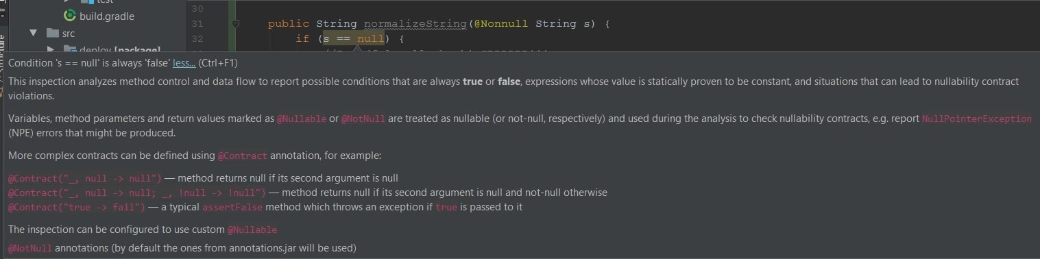 @Nonnull parameter